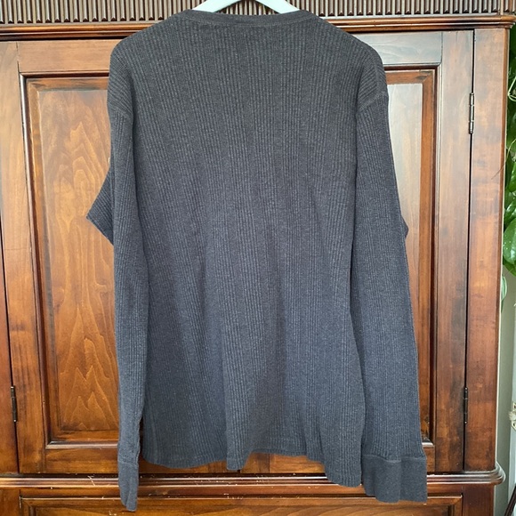 Polo by Ralph Lauren 100% cotton waffle long sleeve longjohn shirt crew neck - Picture 2 of 13